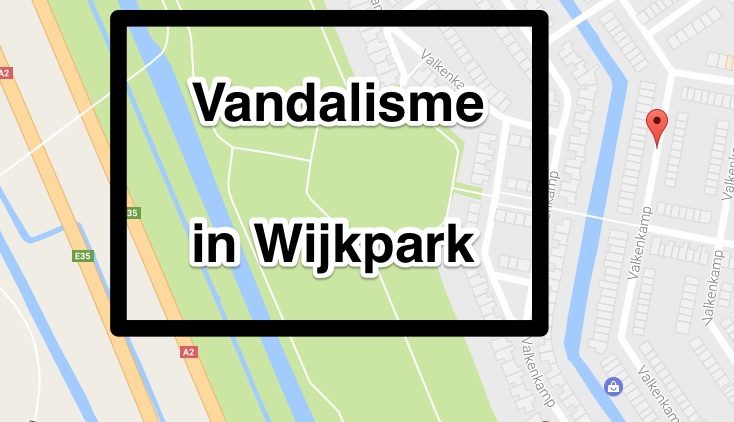 1 mei: Vandalisme in wijkpark